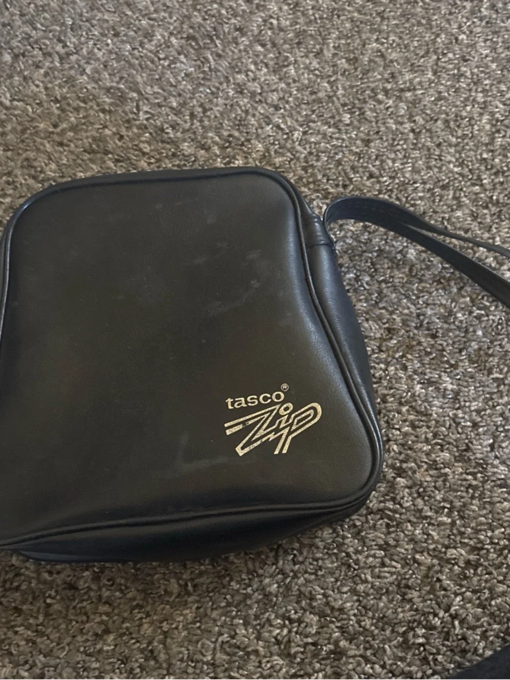 Zip Up Black Camera Case